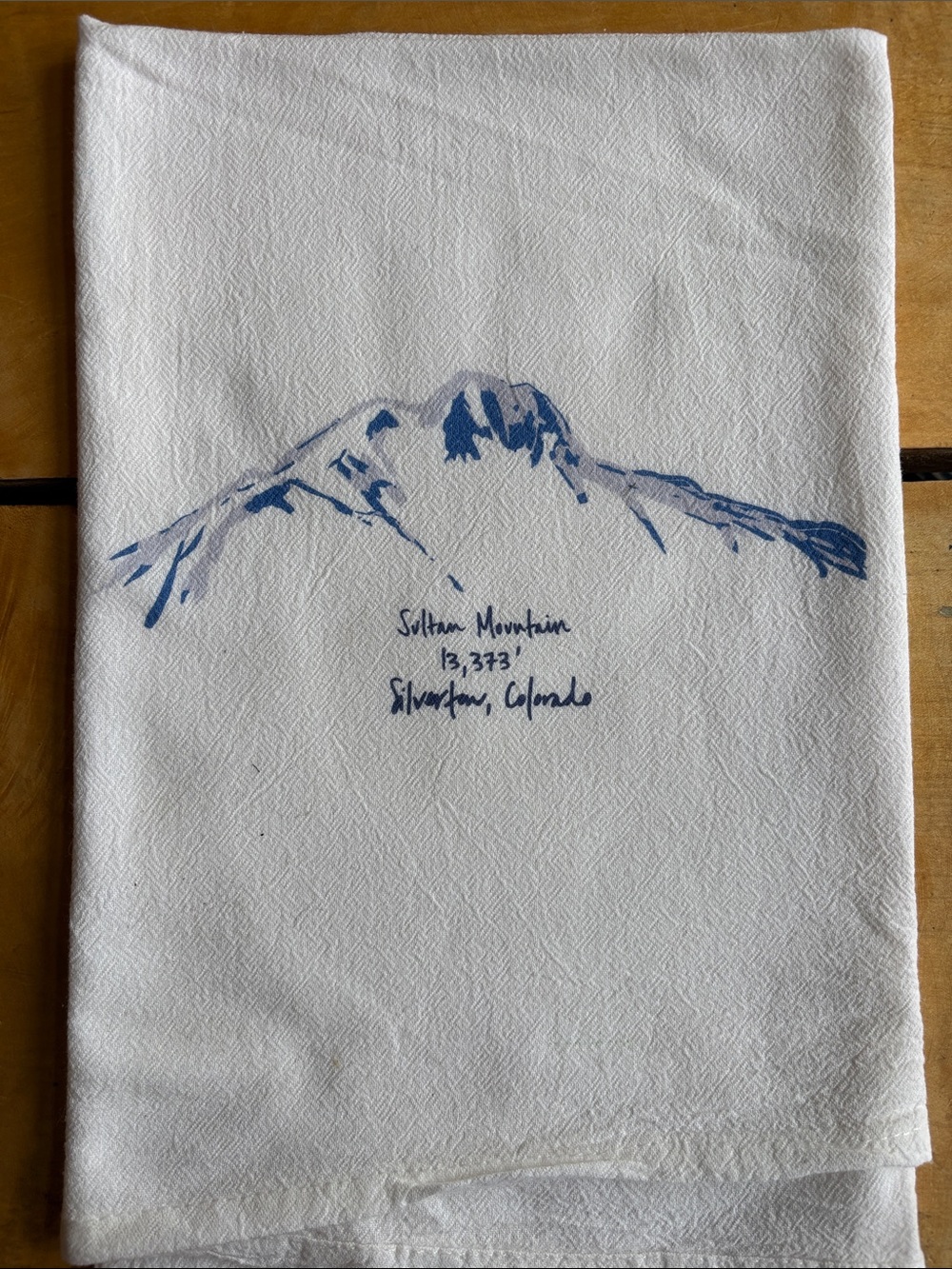 Sultan Mountain Tea Towel - 26x26 Flour sack